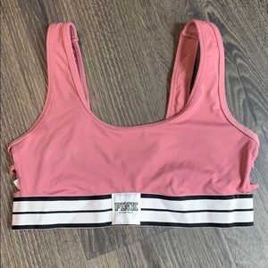PINK Scoop/Loop Sports Bra — Pink